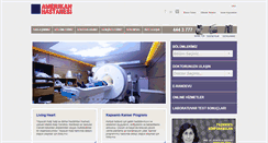 Desktop Screenshot of amerikanhastanesi.org