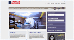 Desktop Screenshot of amerikanhastanesi.com.tr